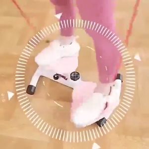 Body Shaping Fitness Equipment with Drawstring Waist Twisting Machine Waist Twisting Board Foot Massage Board Waist Twisting Device Rope Type Fitness Equipment Exercise