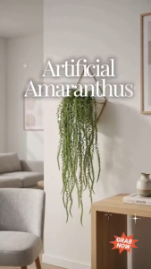 Daun Tiruan Gantung Amaranthus | Artificial Hanging Vine 79cm | Hiasan Rumah Pelamin Backdrop Kafe Vertical Garden
