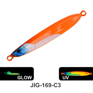 TEASER New Luminous Metal Jig Lures 40g-150g Slow Sinking Long Cast Shore Casting Sea Fishing Bionic Lead Fish Lures