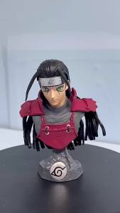 Naruto Anime Garage Kits Half-Body Bust Column Sasuke Naruto Bagged Desktop Model Wholesale