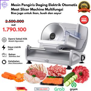 Meat Slicer Mesin Pengiris Daging Otomatis 10inch Food Slicer 250 ORI