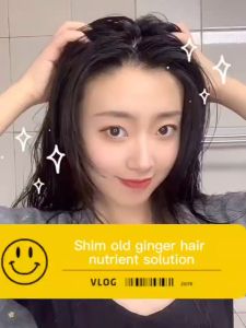 Ginger hair care oil hair growth fluid extract Hair Styling，hair regeneration fluidanti-receding hairline，rapid growth of dense hair anti-hair loss nourishing scalp follicles anti-baldness and thinning