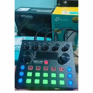 COD TaffSTUDIO Mixer Audio Mini Sound Card Amplifier Bluetooth Dual Channel Recording V8S