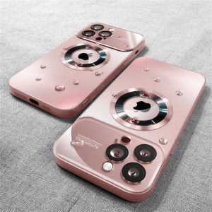 Luxury Glass Camera For Magesafe Magnetic Wireless Charge Case For iPhone 17 Pro Max Air 16 15 14 Plus 13 12 11 Shockproof Cover