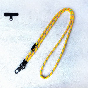 Camping Outdoor 7mm Mobile Phone Lanyard Halterneck Detachable Classy Strap Crossbody Womens Mountaineering Series with Clip