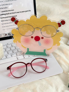 เก้าอี้ใส่แว่นตาสุดน่ารัก จัดระเบียบ ตกแต่งโต๊ะเรียน แว่นกันแดด คลิปอะคริลิก คลิปผม จัดระเบียบ ไม่มีแบรนด์ ไม่มีหมายเลขสินค้า