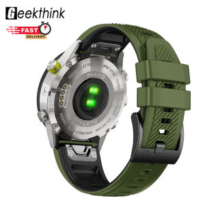 GEEKTHINK 22mm 26mm Quick Fit Silicone Strap(No Watch) For Garmin Fenix 8 47mm 51mm fenix 7 7X 6 6 Pro 5 5X Plus/Enduro 3/Epix Pro Gen 2 Twill Two-Color Band Bracelet