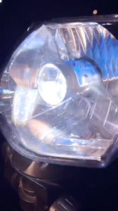 Đèn pha bi cầu mini C350 công suất 90w chính hãng zed light chân H4 Trợ pha vàng