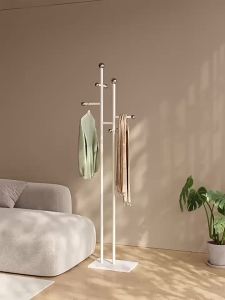 Floor Hanger Coat Racks For Clothes Rack Clothes Stand Rack Bag Stand Clothes Stand Floor Coat Hanger Stand Durable and Anti-Corrosion 落地衣帽架