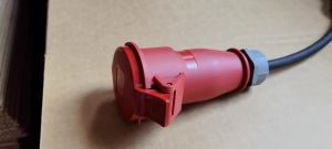EV Charger Adapter CEE Blue to 0.5M 11KW 16A CEE Red Schuko Plug For Portable EV Charger