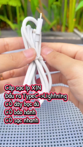 Dây sạc iPhone Type-C to Lightning bọc vải -sạc 20W Type C - Lightning 1m