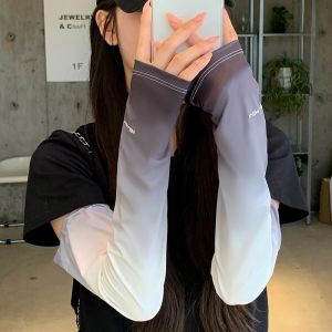 UV Protection Gradation Loose Ice Silk Arm Sleeve