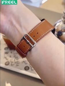 Dây Đeo Bằng Da 20Mm 22Mm Cho Samsung Galaxy Watch Active 2/3/46Mm/42Mm/S3/Huawei GT 2 Pro Dây Đeo Cổ Điển Galaxy Watch 4