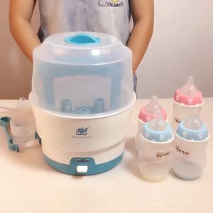 Sterilizer baby bottles electric steam bottle sterilizer with free tongs bottle sterilizer for baby