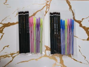 Paket Alat Tulis Pulpen Dan Pensil [ 1pack Isi 12pcs : 6 Pulpen  6 Pensil ]
