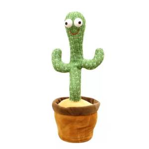 Dancing cactus USB electric plush music swing twist singing glowing funny 120 songs 跳舞仙人掌玩具USB电动毛绒音乐摇摆扭动唱歌发光搞笑玩偶120首歌曲