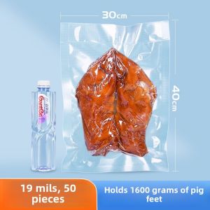 Thickened Vacuum Sealed Preservation Bag Mesh Pattern Food Packaging Home Use Compressed Plastic Seal ness Maintaining Bag