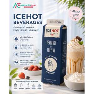 ( CHỈ GIAO HOẢ TỐC)Kem pha chế Topping ICEHOT hộp 907g