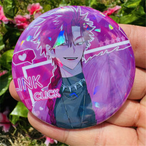 58mm Anime Link Click Charles Rⅰn Jo Li Tianzhen Xavier Lucas Alien Cosplay Badge Pin SPTE Tinplate Brooch