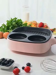 Non-Stick ไฟฟ้ากระทะทอดไฟฟ้า กระทะทอดไฟฟ้า แพนเค้ก บาร์บีคิว ไฟฟ้า 🎯 พร้อมส่ง 🎯