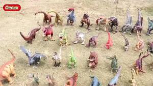 Oenux Simulated Dinosaur Model Indominus Rex Triceratops Archaeopteryx Mosasaurus Jurassic Pterosaur Animal Toy Figure Gift