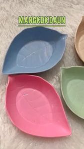 DAUN MANGKOK SAUS BENTUK DAUN BAHAN JERAMI / MANGKUK SAJI KECIL TEMPAT SAOS