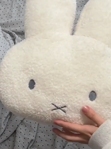 Cute Miffy Plush Warm Hand Pillow Cartoon Rabbit Stuffed Toy Soft Cushion Birthday Gift Kawaii Plushie Miffy Rabbit Doll