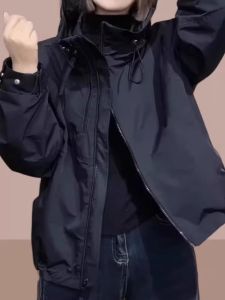 Hooded Work Style Short Jacket New
