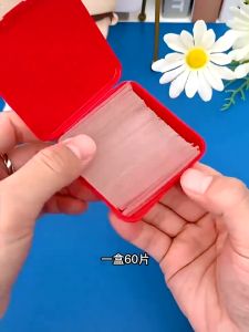 Double Tape Mini Perekat Transparan 2 Sisi Serbaguna Isi 60Pcs Box
