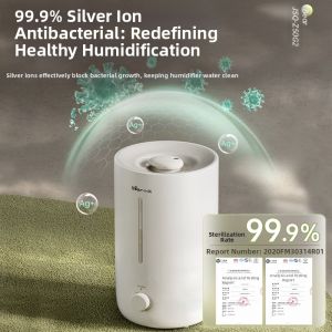 Bear | Bear Ultrasonic Humidifier JSQ-Z50G2 Antibacterial Air Purifier Desktop Bedroom Air Conditioner Humidifier 4.1L-6L Water Tank Capacity