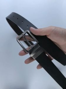 Genuine Leather Reversible Dress Leather Belts for Men Premium Quality Reversible Rotated Buckle Belt (Black+Brown)