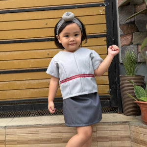 Teacher Career Costume for Kids Girl 4-13years old Teacher Uniform Costume Outfit New Design School Career Guidance Activity Clothes Role-playing Uniform Set 2pcs 110-150CM