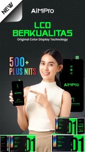 LCD OPPO A3S / A5 / REALME 2 / C1 / A12E AIMPRO FULLSET TOUCHSCREEN