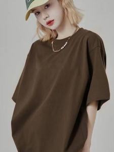 XINDADANG | Oversized Plain Harajuku Style Womens Cotton T-Shirt