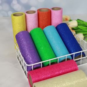 15cm X 10 Yards Shinning Tulle Fabric Roll Chair Sashes Bow Table Runner Swag DIY for Wedding Party Birthday Event Decoration
