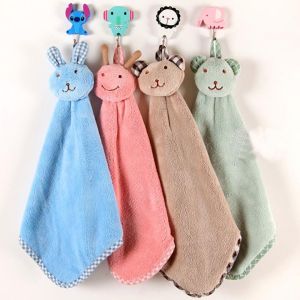 🍁 Khăn Lau Tay cotton hình Bé Thỏ dễ thương 🍁