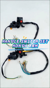 MOTORCYCLE HANDLE SWITCH SET CARBON XRM LH/RH XRM 125 XRM 110 XRM 100
