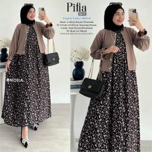 AFIFA SET DRESS + BLOUSE BY ANY