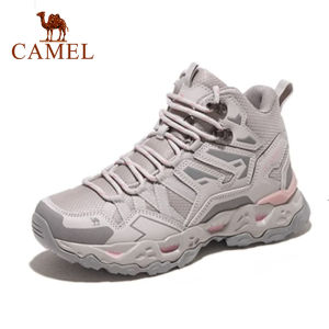 Camel outdoor womens water-repellent hiking shoes anti-slip durable hiking boots