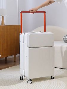 DM Original Wide Handle Trolley Case 24 Inch Large Capacity Luggage Women Universal Wheels Travel Case 20 Inch Antibacterial Suitcase Men TSA Password Case Suitable for Umrah