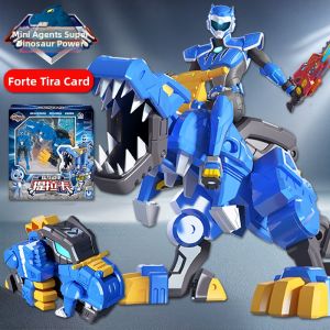 JUMPGO | Transforming Robot Toy Set for Boys MiniForce Dinosaur Power