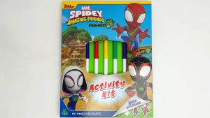 Marvel Spidey & Amazing Friends Dino Webs Activity Book Kit With Marker Pens & Stickers For Kids