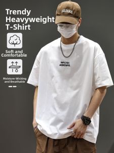 WEIJINSHI | Summer Short Sleeve Round Neck Mens Korean Style Comfortable Half-Sleeve Leisure Fashion Printed T-Shirt