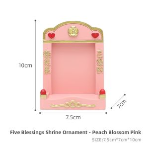 Creative Five Fortune Deity Altar Desk Decoration Resin Material Buddha Altar Taoist Altar Home Decorations And Accessories