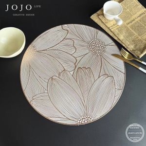 Golden Luxurious Decorative Table Mat