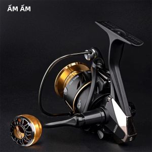 LINNHUE Máy Câu Quay 1000 ~ 7000 5.5:1 Tỷ Lệ Bánh Răng 22LB Max Kéo PA66 Composite Nước Ngọt Nước Mặn Câu