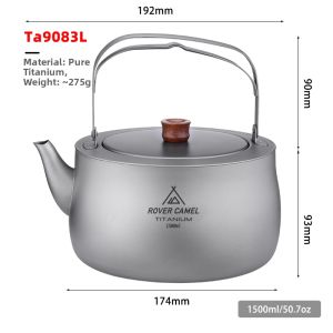Rover Camel | Lightweight Large Capacity Titanium Kettle