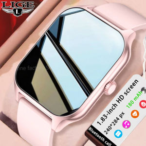 LIGE 2023 Original Smart Watch Men and Women Bluetooth Call Custom Watch Face Waterproof Multifuntional Health Fitness Tracker for Android and iOS