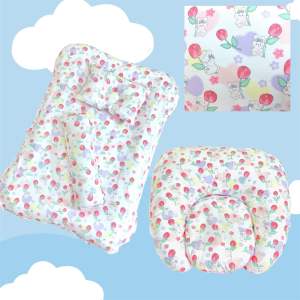 เซ็ตคู่ ที่นอนเด็กแรกเกิดและหมอนให้นม2in1