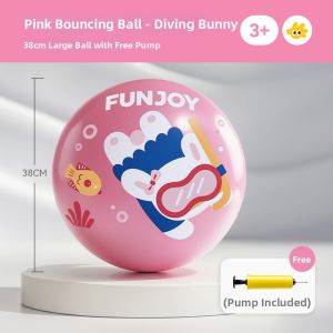 FUZAO | Silent Indoor Outdoor Childrens Play Ball 38cm